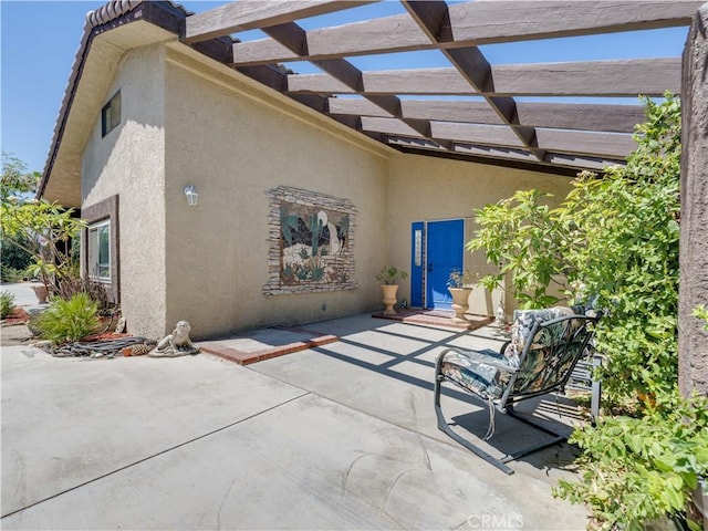 52307 Avenida Vallejo Ln, Quinta, CA 92253 - view of patio / terrace featuring a pergola