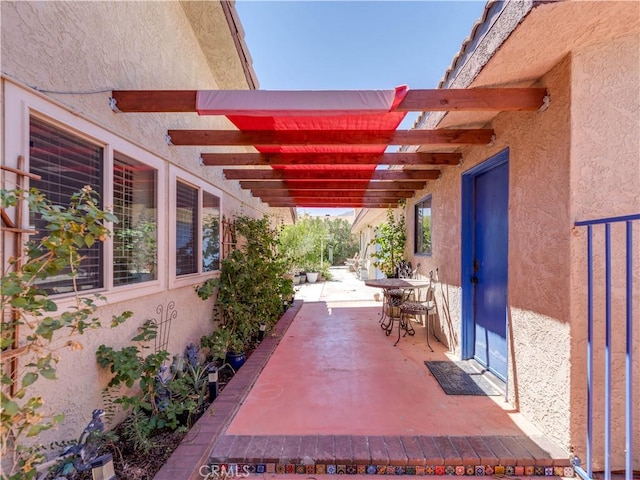 view of patio