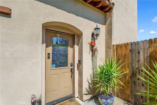 view of property entrance