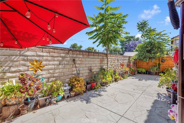 view of patio