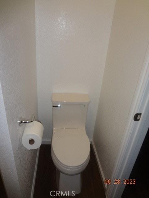 bathroom featuring toilet