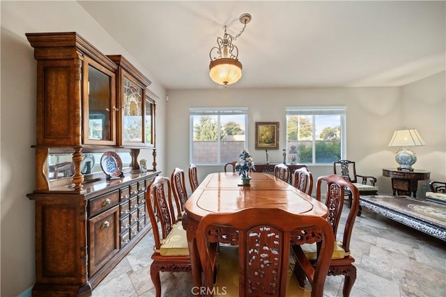 view of dining area