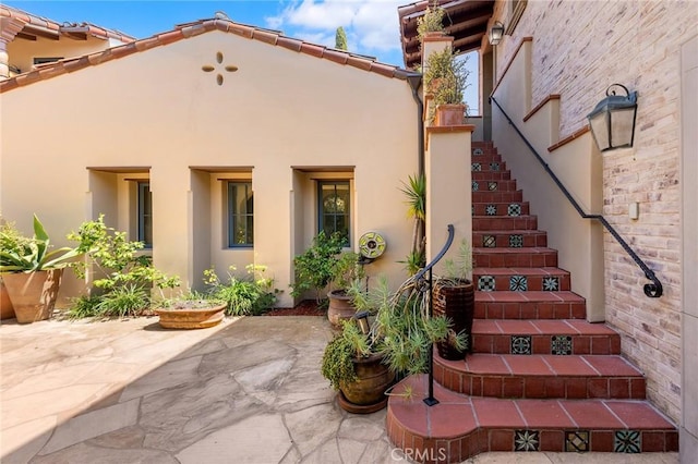 exterior space with a patio