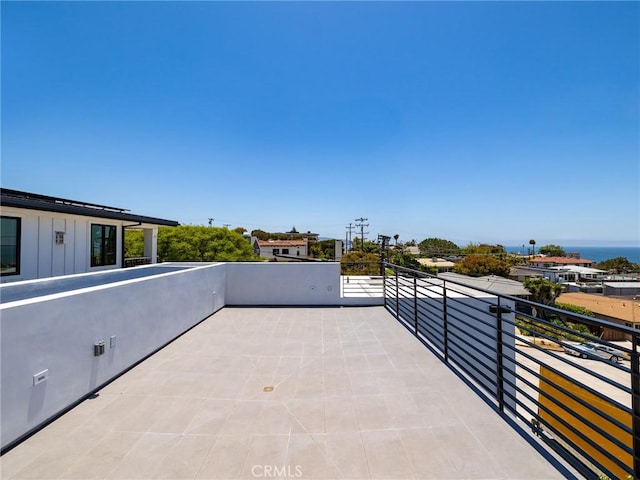 view of patio / terrace with a balcony