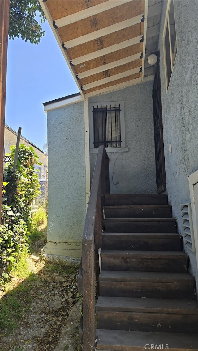 view of staircase