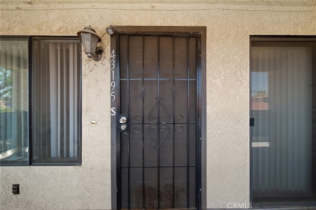 view of entrance to property