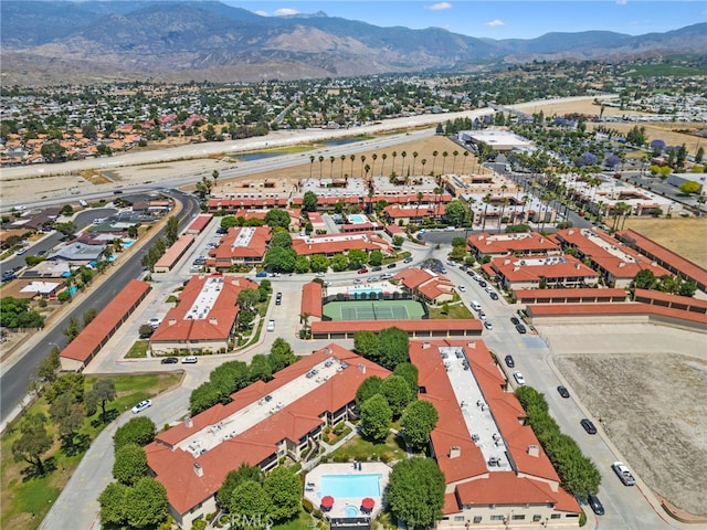 43195 Andrade Ave Unit S, Hemet, CA 92544 - drone / aerial view with a mountain view