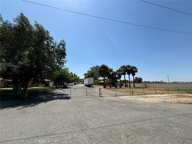 view of street featuring a rural view