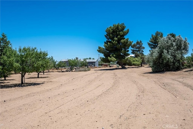 view of street featuring a rural view