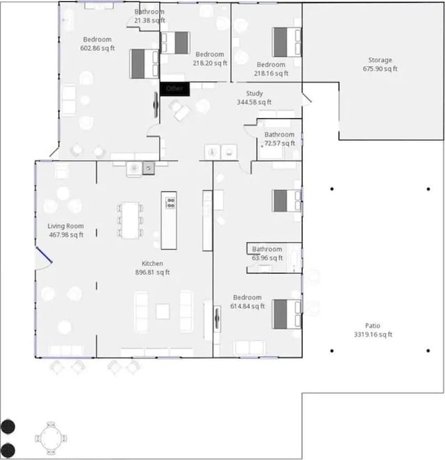 66028 Sonora Rd, Joshua Tree, CA 92252 - view of home floor plan