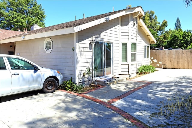 view of property exterior