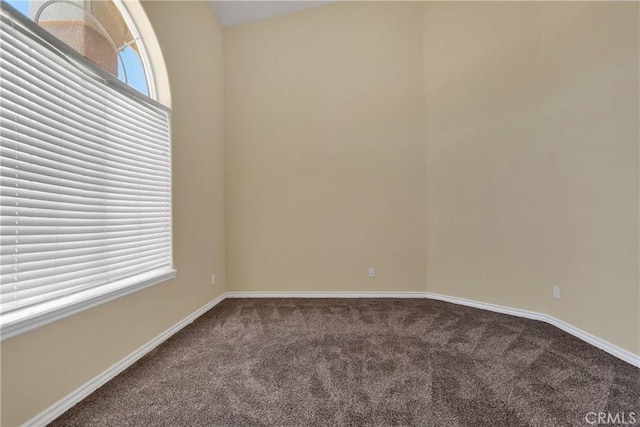 unfurnished room featuring carpet floors