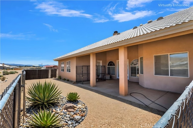 exterior space with a patio