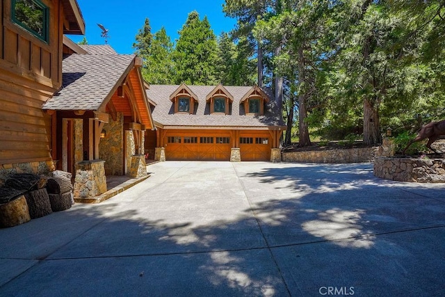 29130 Bald Eagle Rdg, Lake Arrowhead, CA 92352 - view of home's exterior featuring a garage