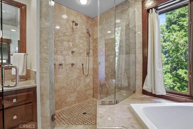 29130 Bald Eagle Rdg, Lake Arrowhead, CA 92352 - bathroom with independent shower and bath
