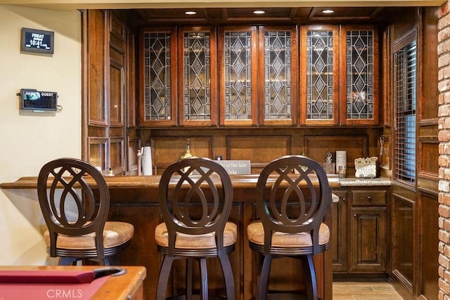 29130 Bald Eagle Rdg, Lake Arrowhead, CA 92352 - bar with billiards and light wood-type flooring