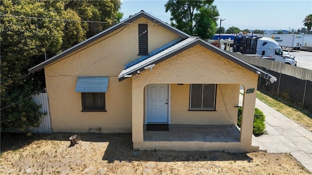 view of rear view of property