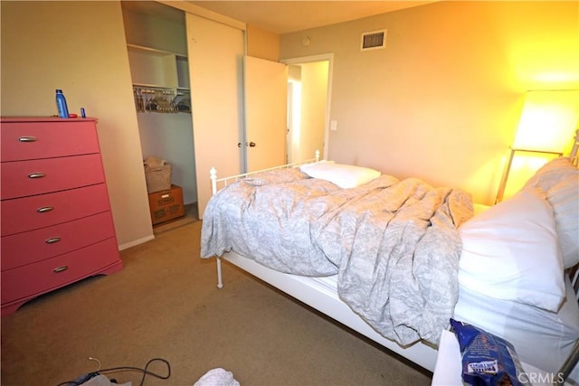 622 E Lomita Ave, Orange, CA 92867 - bedroom featuring a closet, carpet floors, and visible vents