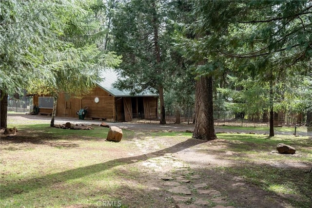 view of yard
