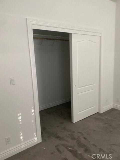 view of closet