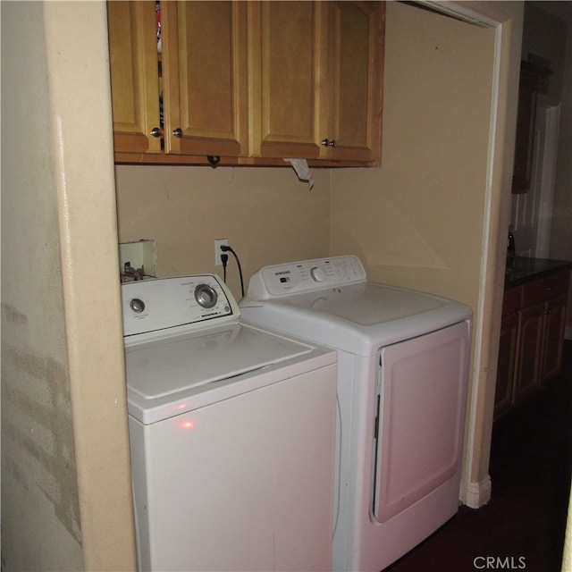 laundry room featuring washer and dryer