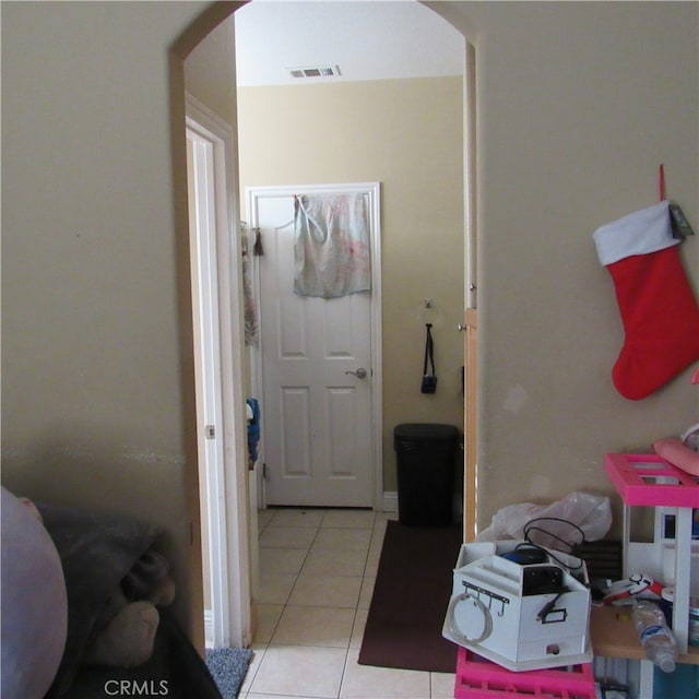 bathroom featuring tile patterned flooring