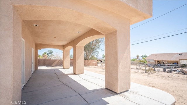 view of patio