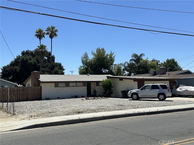 view of ranch-style home