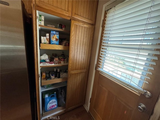 view of pantry