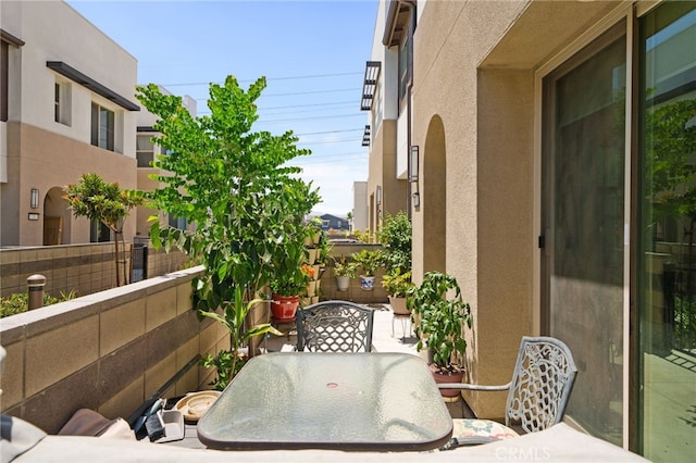 3570 E Peckham Paseo Unit 3, Ontario, CA 91761 - balcony featuring outdoor dining space