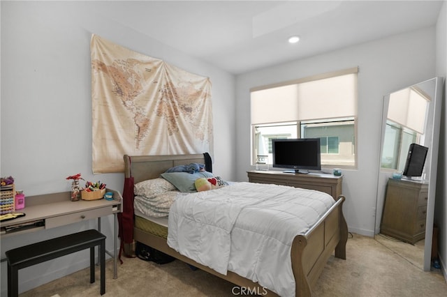 3570 E Peckham Paseo Unit 3, Ontario, CA 91761 - bedroom featuring recessed lighting and light colored carpet