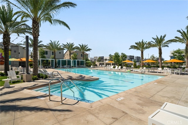 3570 E Peckham Paseo Unit 3, Ontario, CA 91761 - community pool with a patio area