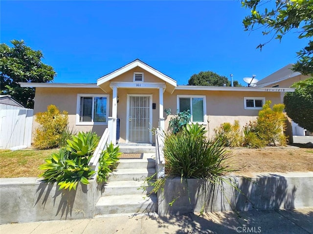 view of bungalow-style house