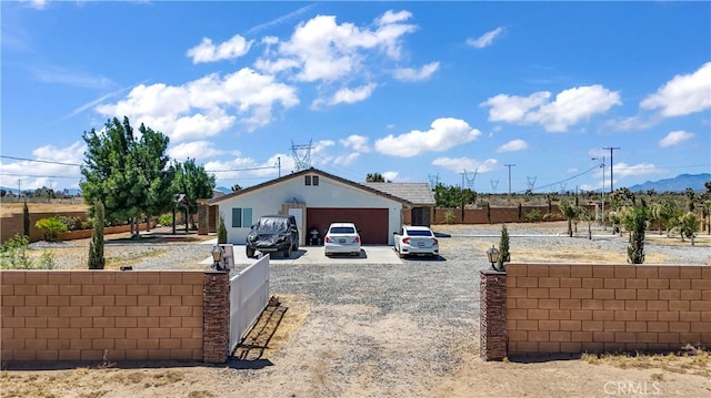 view of side of property