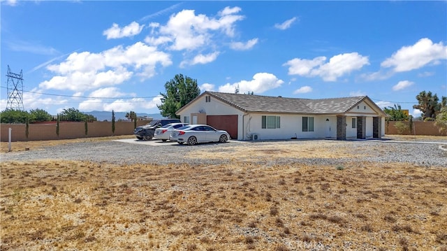 view of ranch-style home