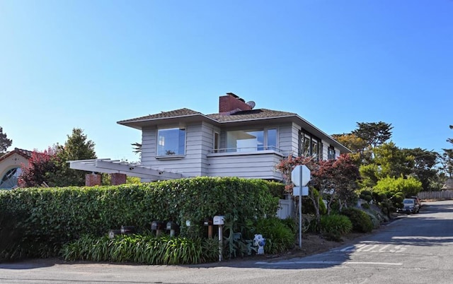 view of property exterior