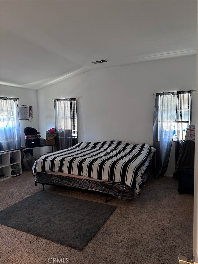 bedroom with carpet flooring