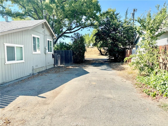 view of side of property