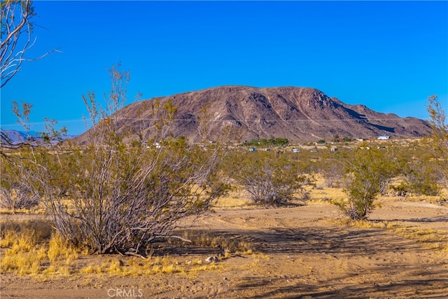 view of mountain feature