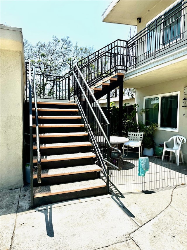 view of patio / terrace featuring a balcony