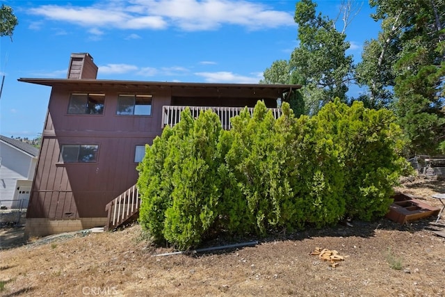 view of home's exterior