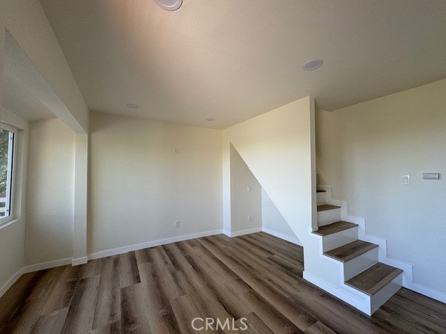 interior space featuring hardwood / wood-style flooring