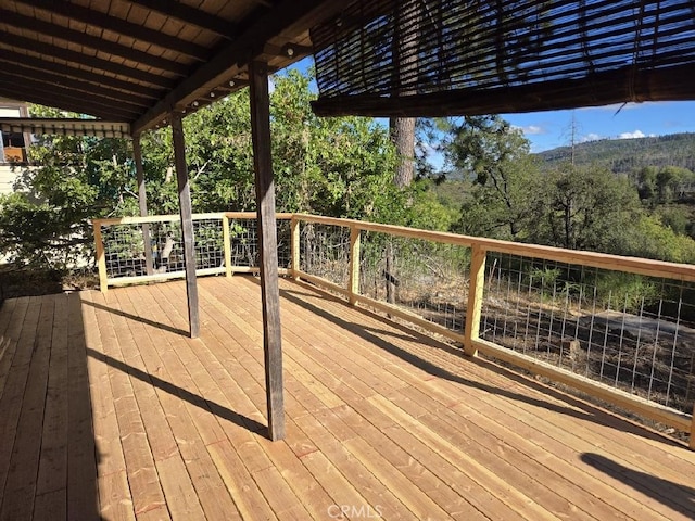 view of deck