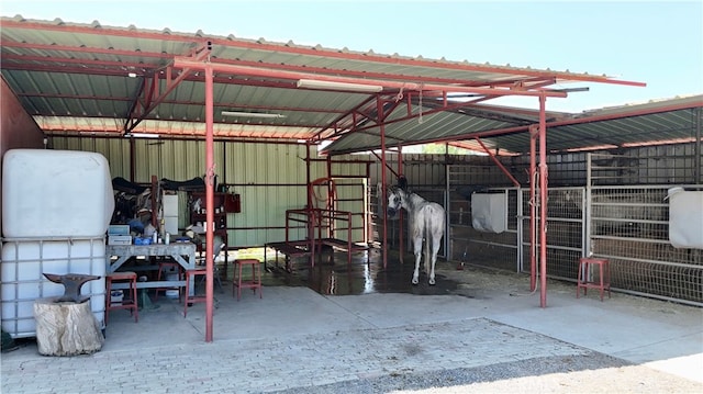 view of stable