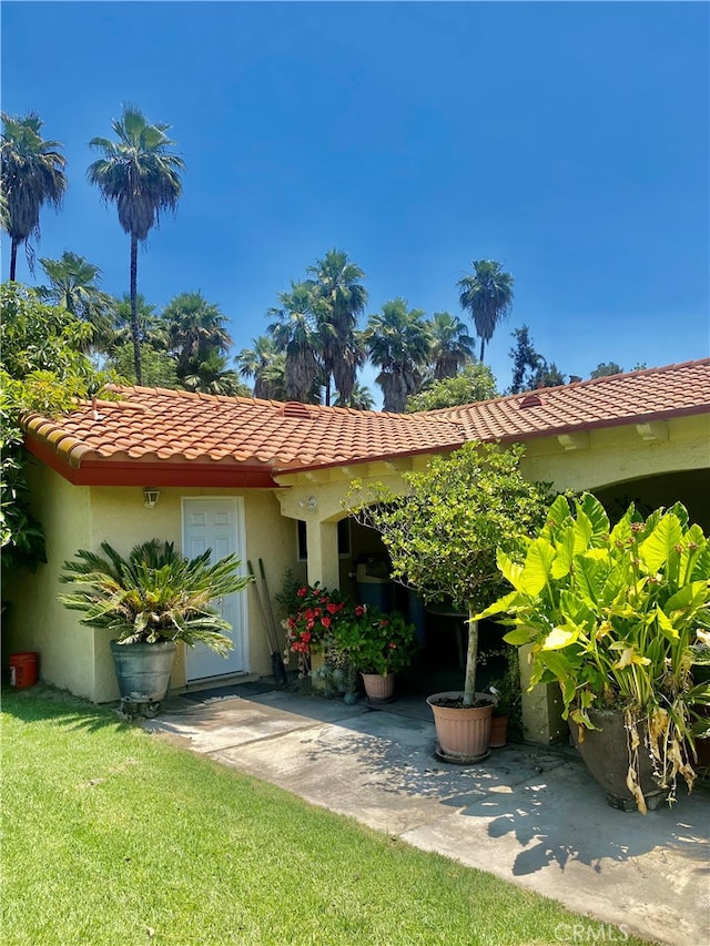 view of front of home