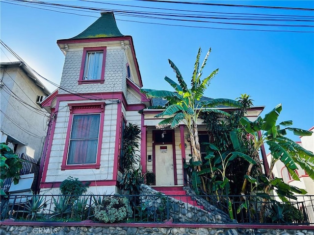 view of victorian home