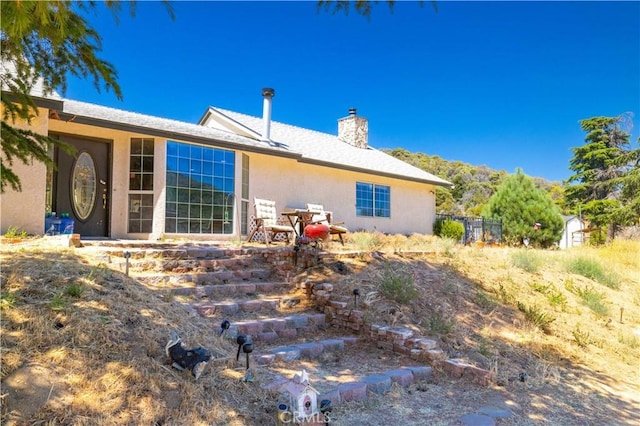 view of rear view of property