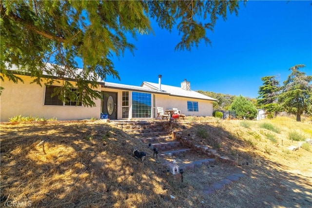 view of rear view of property