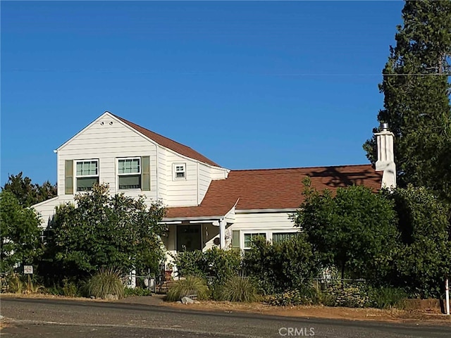 view of front of home