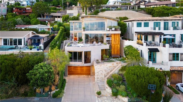 bird's eye view featuring a residential view